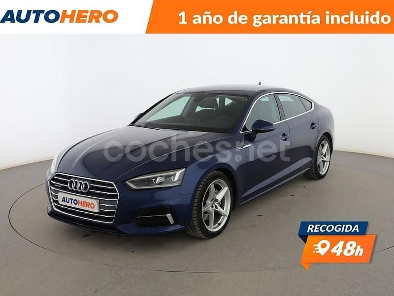 Azul Usado 2018 Audi A5 Sportback Sport Berlina | 26.699 € (Precio justo) - Imagen 1/3