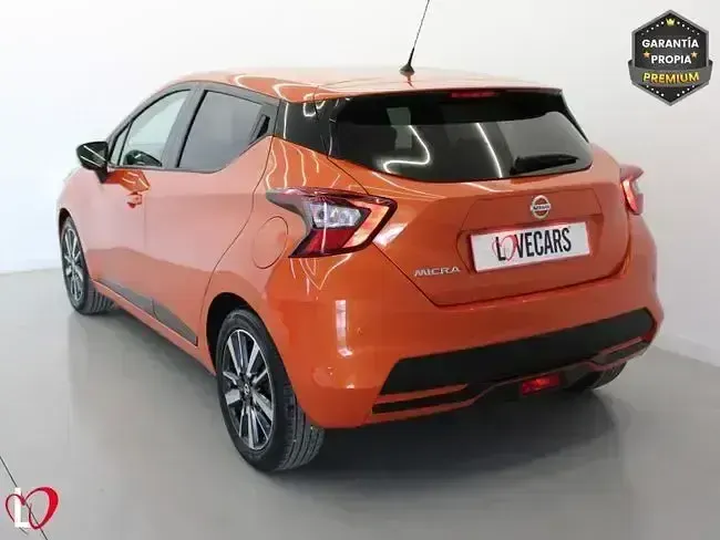 Usado Nissan Micra Visia+ 73 CV (53 kW) 2017 Naranja Utilitario