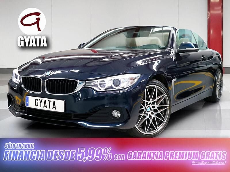 Usado BMW 420 184 CV (135 kW) 2015 Azul Descapotable