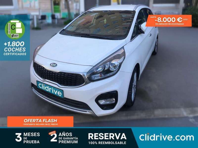 Blanco Usado 2018 Kia Carens Monovolumen | 13.990 € (Precio justo) - Imagen 1/3