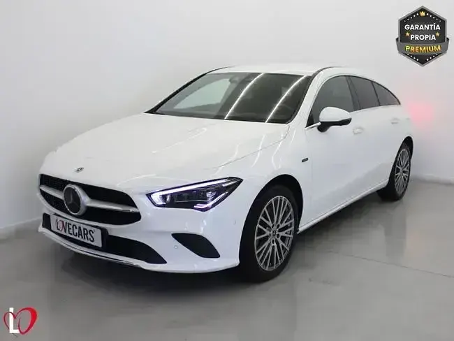 Usado Mercedes CLA250e 218 CV (160 kW) 2021 Blanco Berlina