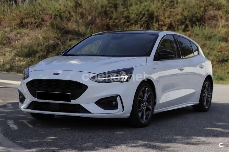 Blanco Usado 2019 Ford Focus ST-Line Berlina | 14.499 € (Precio justo) - Imagen 1/4