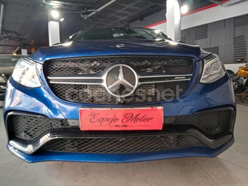 Usado Mercedes GLE63 AMG 585 CV (430 kW) 2018 Azul Coupe