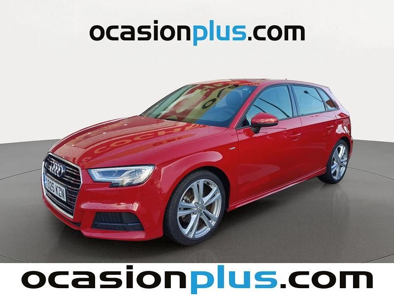 Usado Audi A3 Sportback S-Line 116 CV (85 kW) 2019 Rojo Utilitario