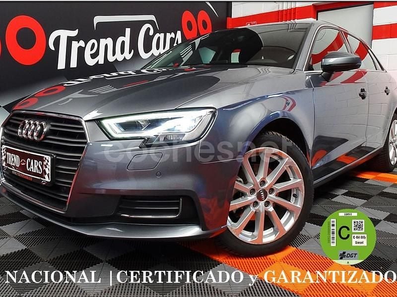 Gris Usado 2019 Audi A3 Sportback Design Berlina | 20.890 € (Precio justo) - Imagen 1/4
