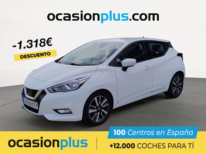 Blanco Usado 2019 Nissan Micra Acenta Utilitario | 14.500 € (Caro) - Imagen 1/4