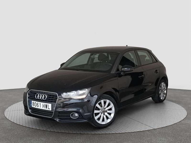 Usado Audi A1 Attraction 90 CV (66 kW) 2014 Negro Utilitario