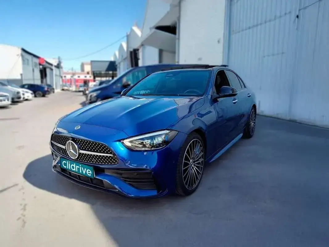 Usado Mercedes C220 200 CV (147 kW) 2022 Azul Berlina