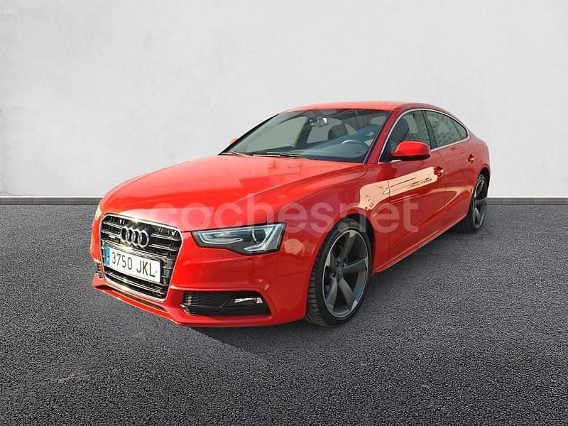 Rojo Usado 2015 Audi A5 Sportback S-Line Berlina | 18.590 € (Precio justo) - Imagen 1/4