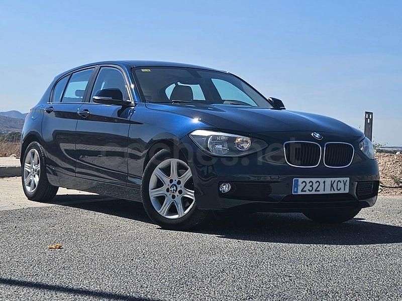 Usado BMW 118 Sport Line 143 CV (105 kW) 2012 Azul Utilitario