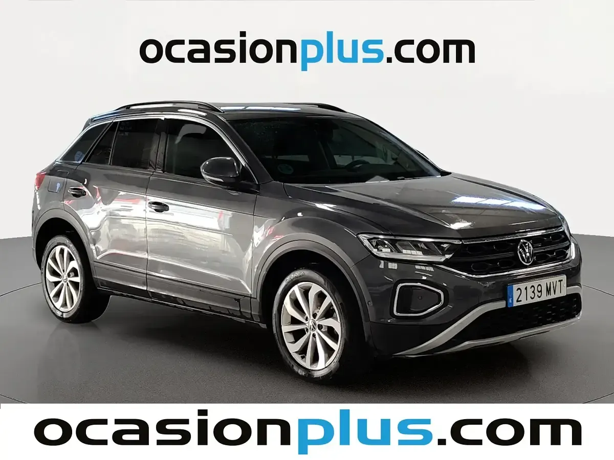 Usado VW T-Roc Life 115 CV (84 kW) 2024 Gris SUV