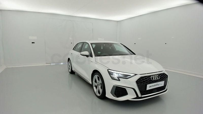 Usado Audi A3 S-Line 150 CV (110 kW) 2023 Blanco Berlina