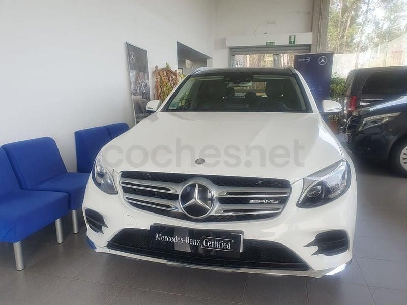 Usado Mercedes GLC220 AMG line 170 CV (125 kW) 2016 Blanco SUV