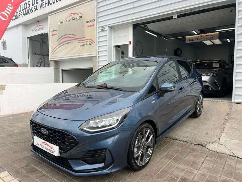 Azul Usado 2023 Ford Fiesta ST-Line Utilitario | 15.995 € (Precio justo) - Imagen 1/4