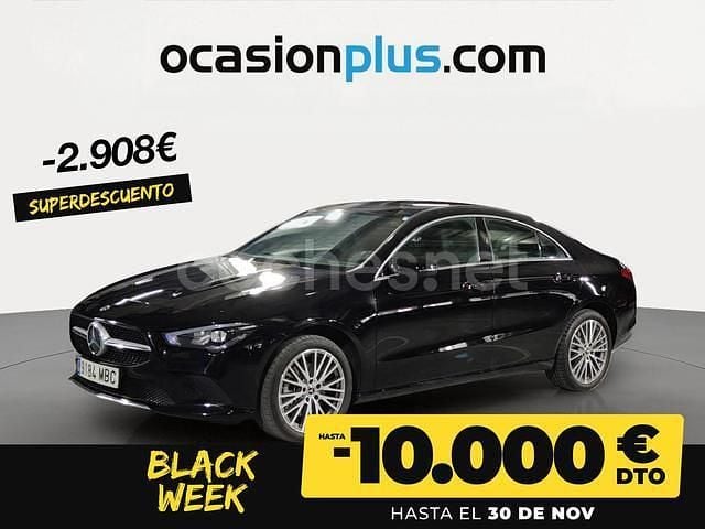 Negro Usado 2022 Mercedes CLA250e Berlina | 31.990 € (Buen precio) - Imagen 1/4