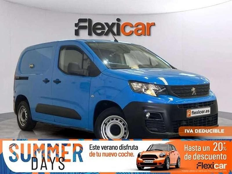 Azul Usado 2019 Peugeot Partner Monovolumen | 8990 € (Precio justo) - Imagen 1/4