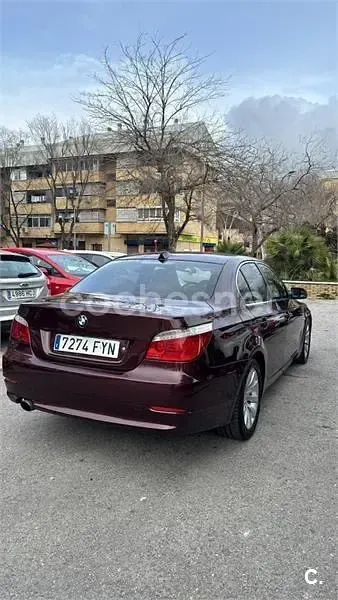 Usado BMW 520 163 CV (119 kW) 2007 Granate Berlina