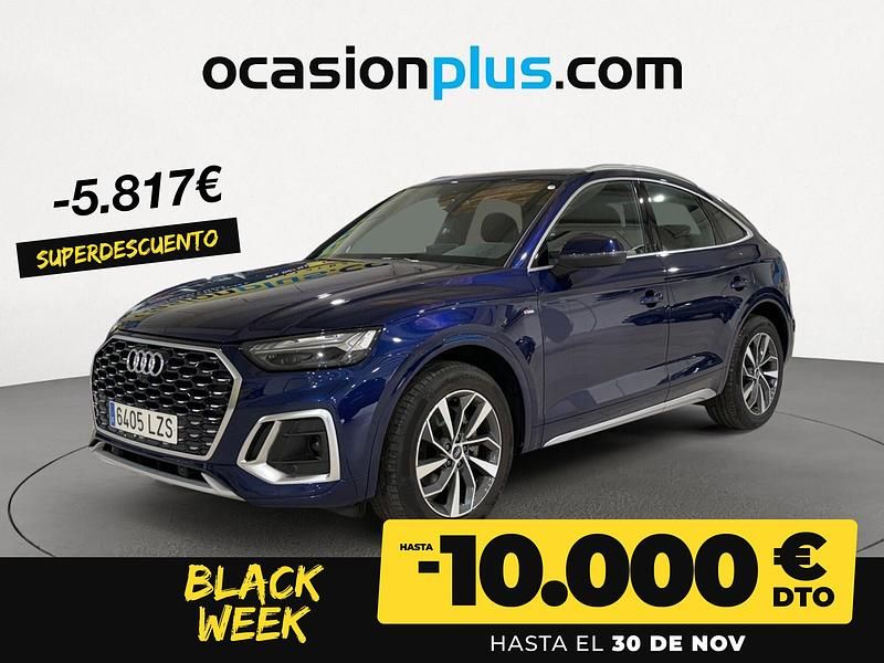 Azul Usado 2022 Audi Q5 S-Line SUV | 41.990 € (Un poco caro) - Imagen 1/4