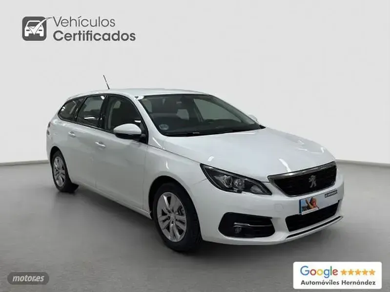 Usado Peugeot 308 SW Style 100 CV (73 kW) 2020 Blanco Familiar