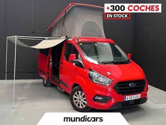 Rojo Usado 2020 Ford Tourneo Custom Trend Monovolumen | 39.990 € - Imagen 1/2