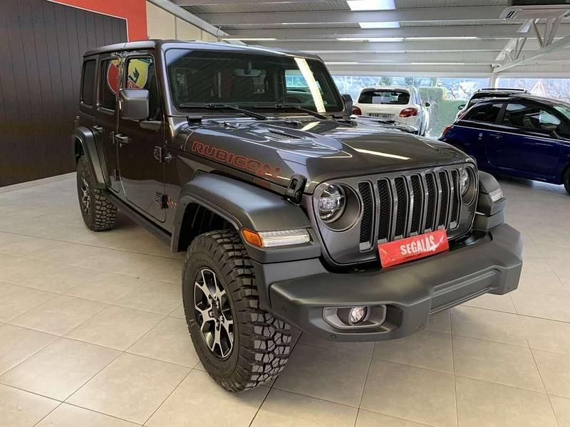 Usado Jeep Wrangler Unlimited Rubicon 200 CV (147 kW) 2019 Gris SUV