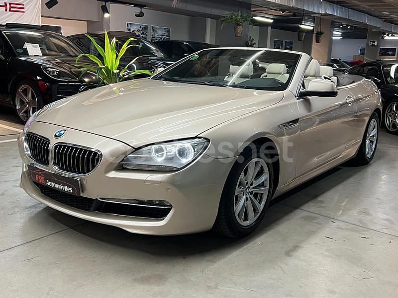 Beige Usado 2011 BMW 640 Cabriolet Descapotable | 28.000 € (Caro) - Imagen 1/4