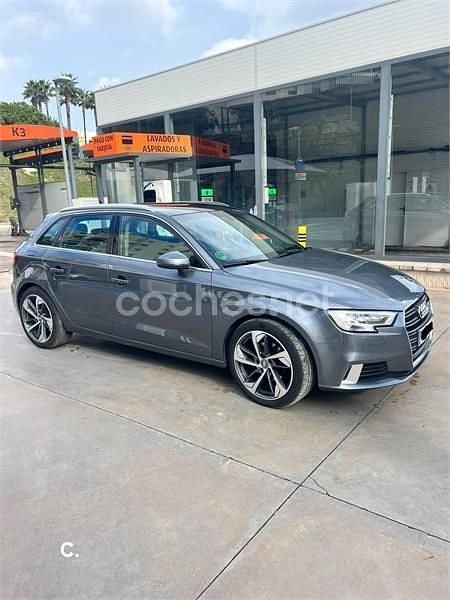 Usado Audi A3 S-Line 150 CV (110 kW) 2018 Gris / plata Berlina