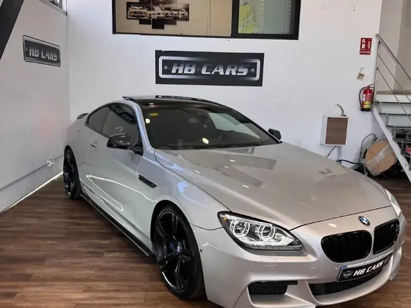 Usado BMW 640 313 CV (230 kW) 2013 Gris / plata Coupe