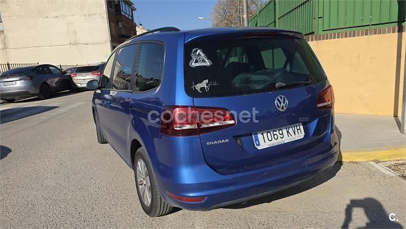 Usado VW Sharan Edition 150 CV (110 kW) 2019 Azul Monovolumen