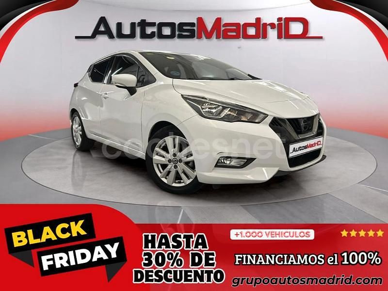 Blanco Usado 2020 Nissan Micra Acenta Berlina | 10.990 € (Precio justo) - Imagen 1/4
