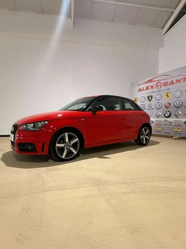 Usado Audi A1 S-Line 86 CV (63 kW) 2014 Rojo Utilitario