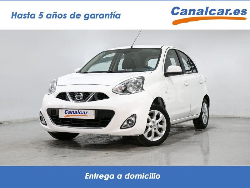 Blanco Usado 2015 Nissan Micra Acenta Utilitario | 6925 € (Precio justo) - Imagen 1/4