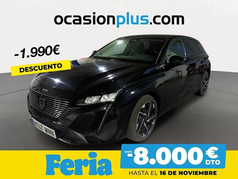 Negro Usado 2024 Peugeot 308 Allure Berlina | 21.900 € (Super precio) - Imagen 1/4