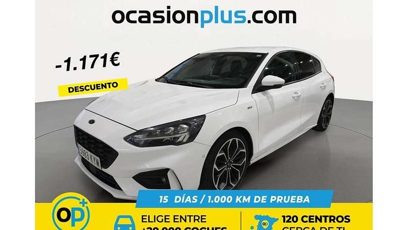 Usado Ford Focus ST-Line 120 CV (88 kW) 2019 Blanco Utilitario