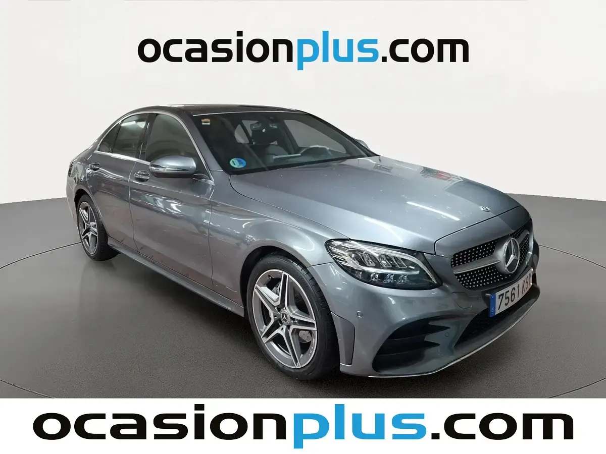 Usado Mercedes C200 AMG 184 CV (135 kW) 2019 Gris Berlina