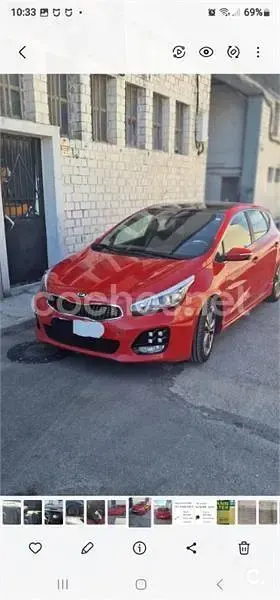 Usado Kia Ceed GT GT-Line 120 CV (88 kW) 2017 Rojo Berlina