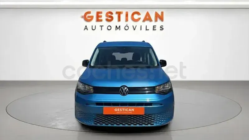 Usado VW Caddy 102 CV (75 kW) 2022 Azul Monovolumen