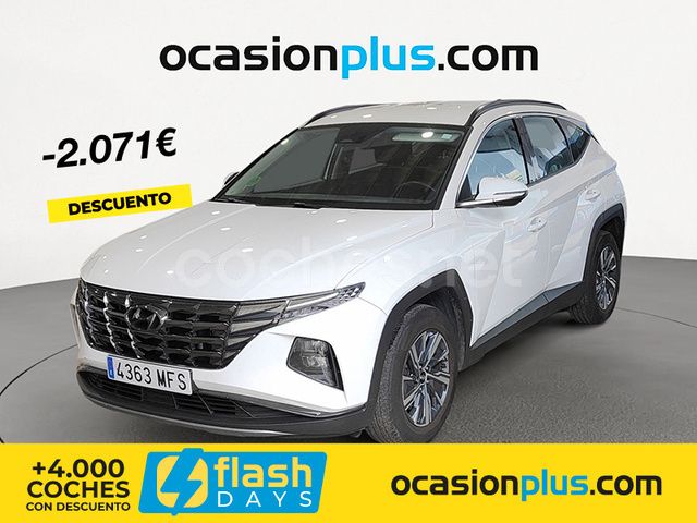 Blanco Usado 2023 Hyundai Tucson SUV | 22.790 € (Precio justo) - Imagen 1/4