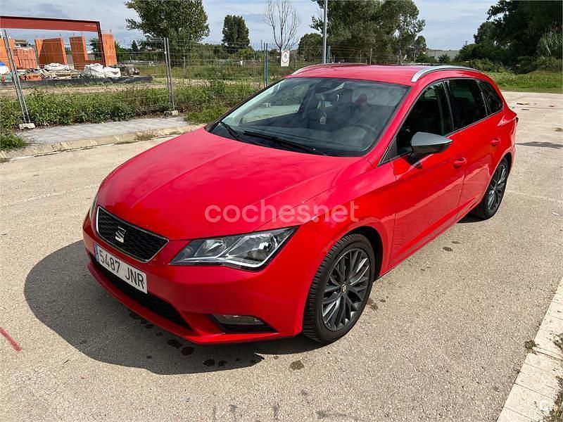 Rojo Usado 2016 Seat Leon CONNECT Familiar | 11.000 € (Precio justo) - Imagen 1/4