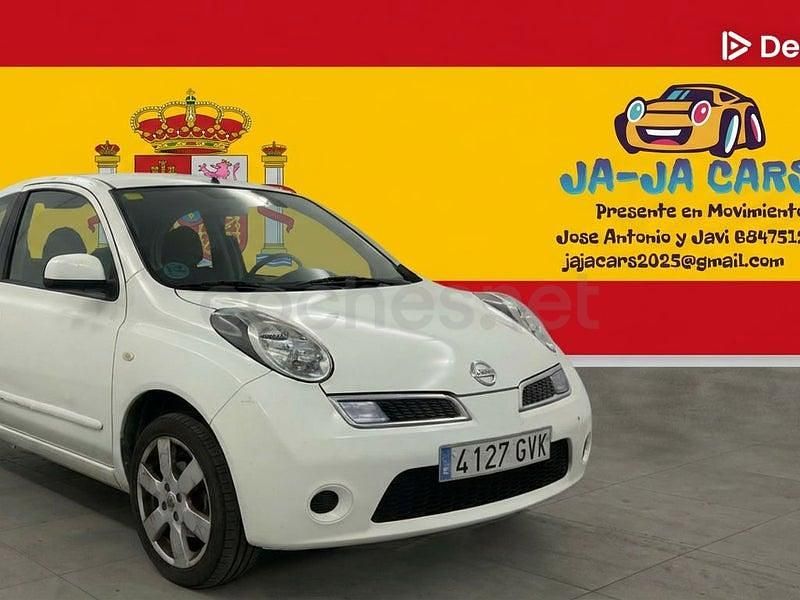 Blanco Usado 2010 Nissan Micra Visia Berlina | 3899 € (Buen precio) - Imagen 1/4