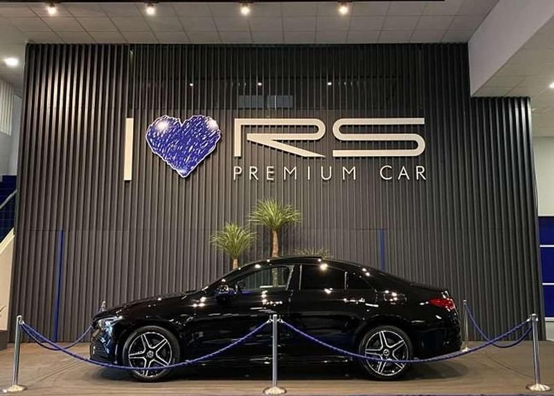 Usado Mercedes C220 AMG line 218 CV (160 kW) 2021 Negro Coupe