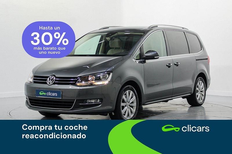 Gris Usado 2016 VW Sharan Sport Monovolumen | 22.990 € (Precio justo) - Imagen 1/4