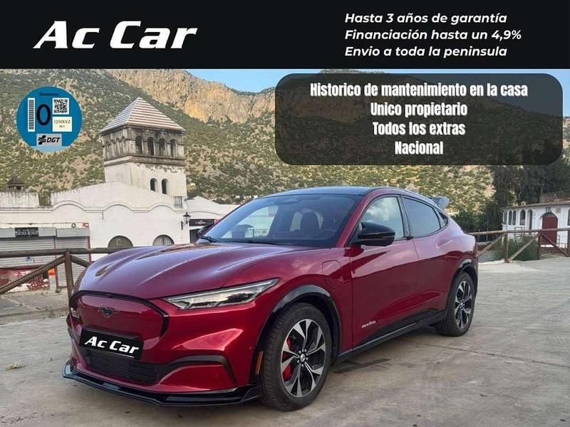 Rojo Usado 2022 Ford Mustang Mach-E Premium SUV | 35.900 € (Precio justo) - Imagen 1/4
