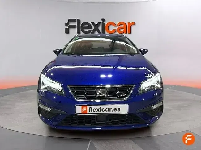 Usado Seat Leon FR 180 CV (132 kW) 2018 Azul Utilitario