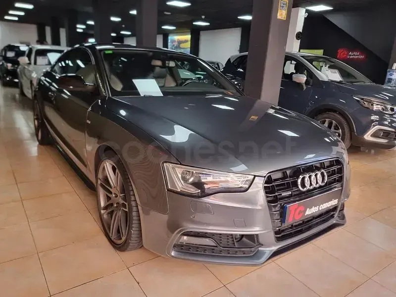 Usado Audi A5 S-Line 245 CV (180 kW) 2014 Gris / plata Coupe