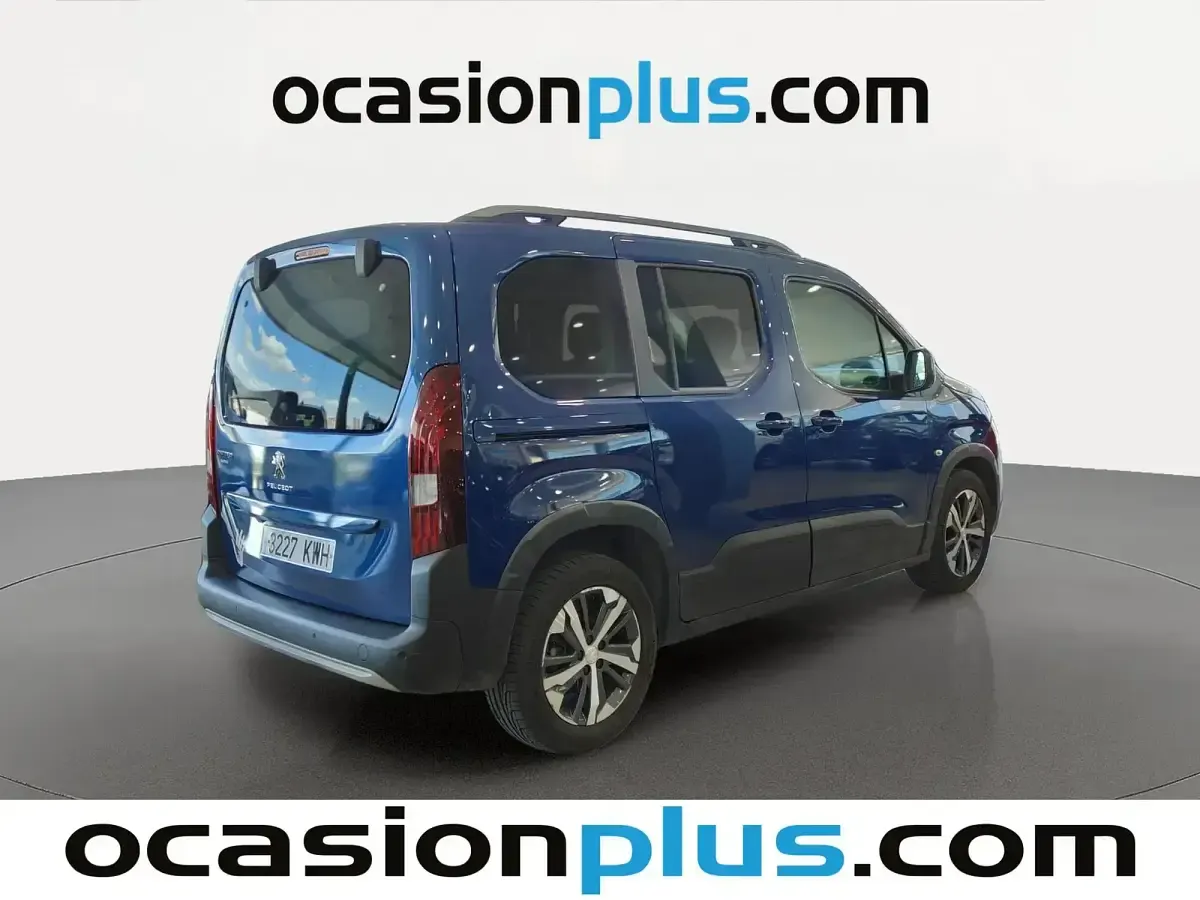 Usado Peugeot Rifter Allure 130 CV (95 kW) 2019 Azul Monovolumen