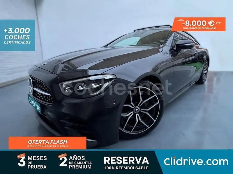 Negro Usado 2022 Mercedes E220 Coupe | 37.890 € (Buen precio) - Imagen 1/3