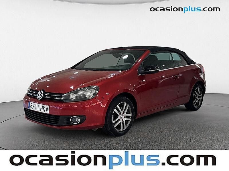 Usado VW Golf Cabriolet 105 CV (77 kW) 2012 Rojo Descapotable