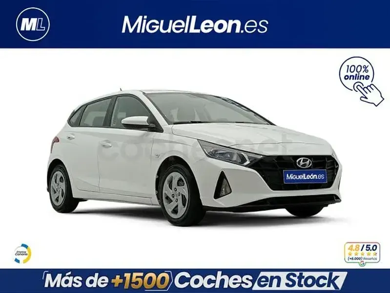 Usado Hyundai i20 84 CV (61 kW) 2021 Blanco Utilitario