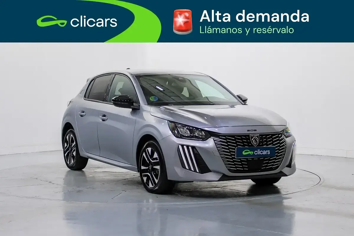Usado Peugeot 208 Allure 110 CV (80 kW) 2025 Gris Utilitario
